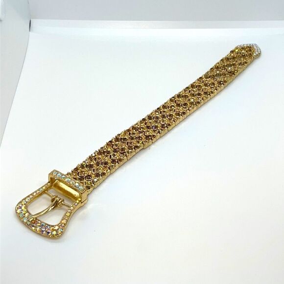 Beautiful Gold Rhinestone Western Belt Bracelet. - Picture 7 of 7